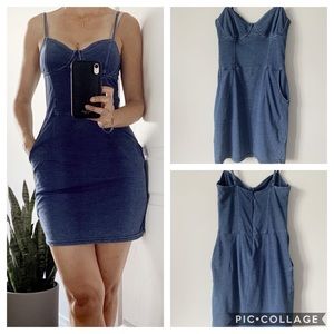 Aritzia denim style dress